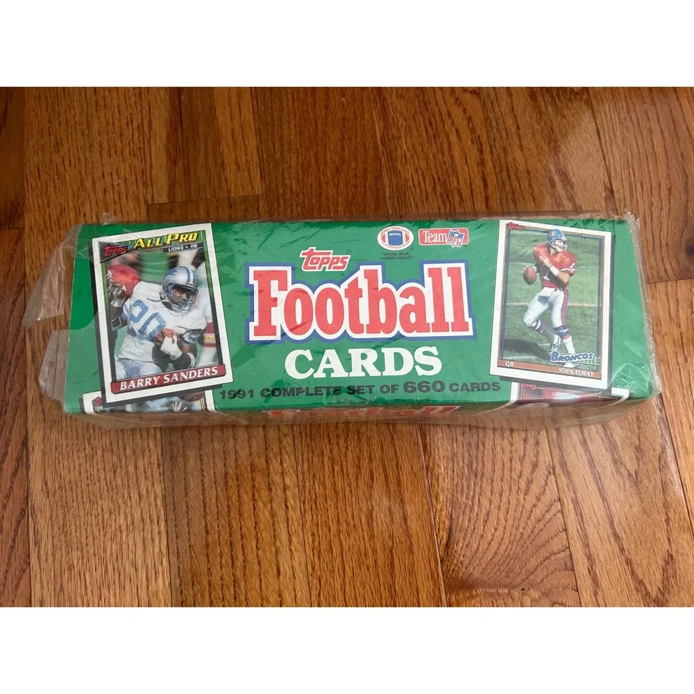 1991 Topps Football Cards Complete Set 660 Cards Factory Sealed Vintage NFL